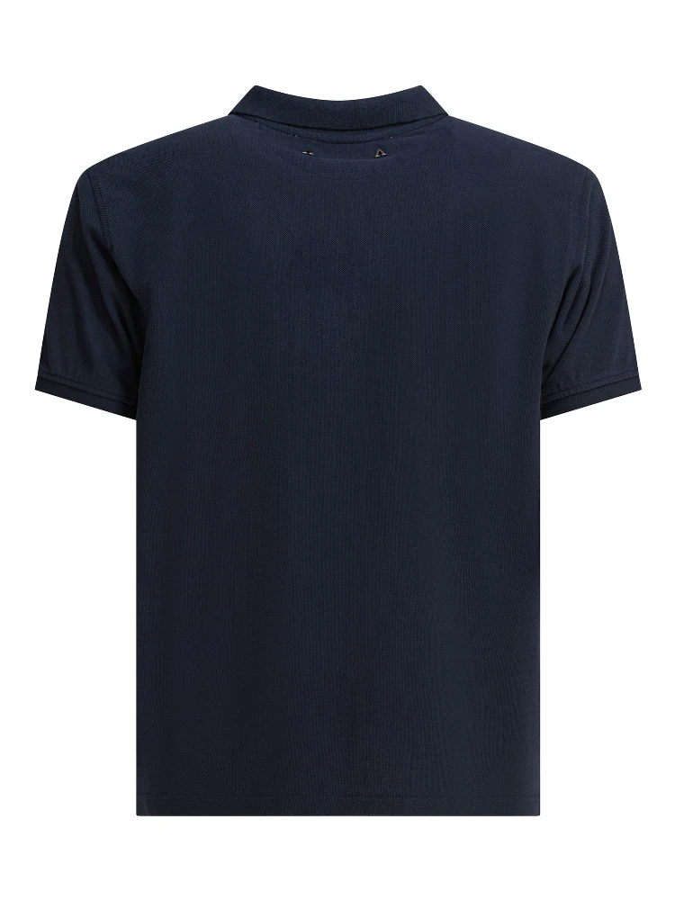 Short slevees polo shirt in cotton alternative