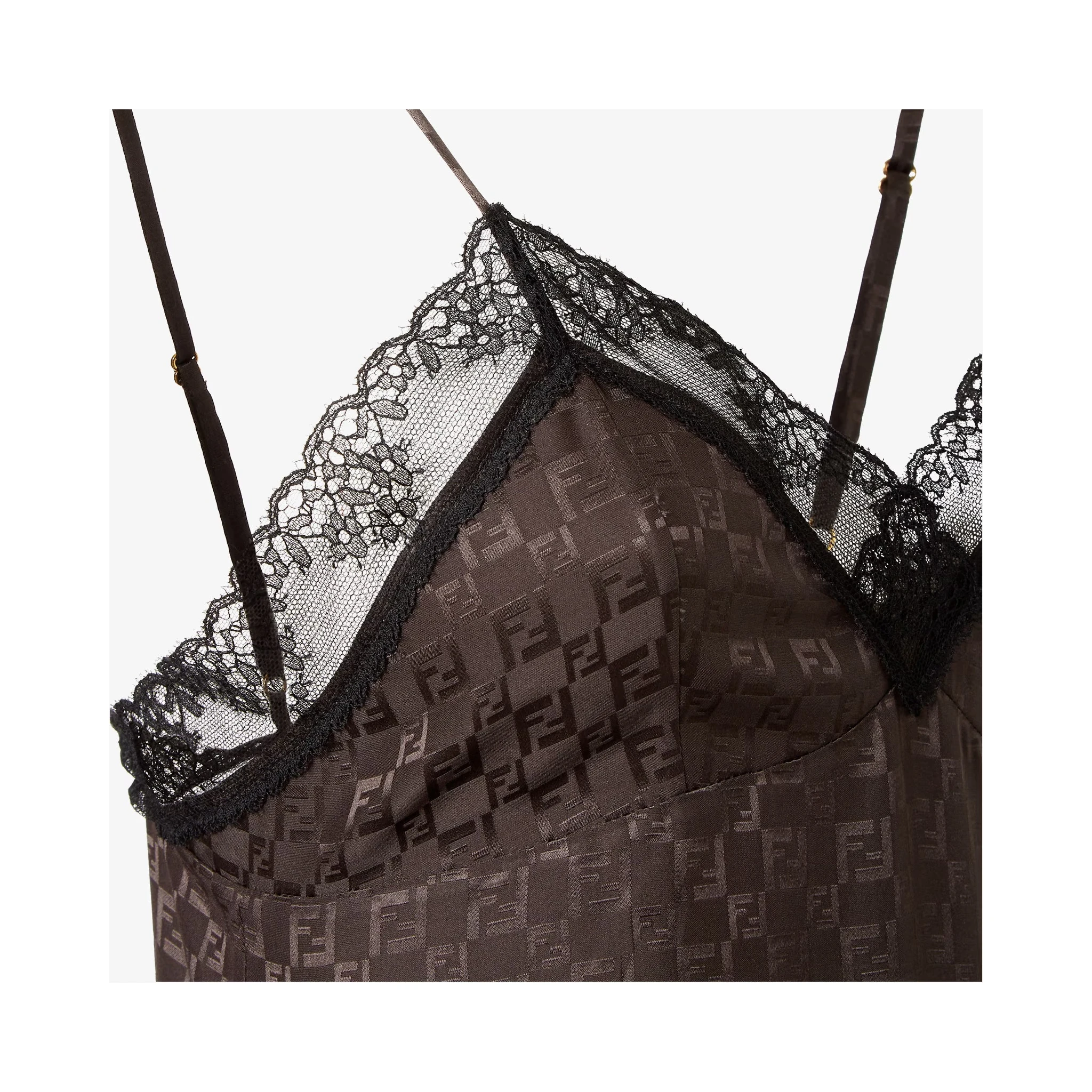 Jacquard FF silk top