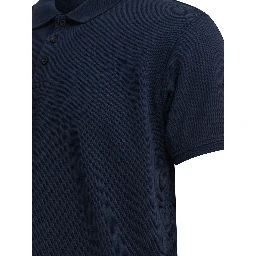 Short slevees polo shirt in cotton