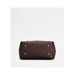 Small leather tote bag