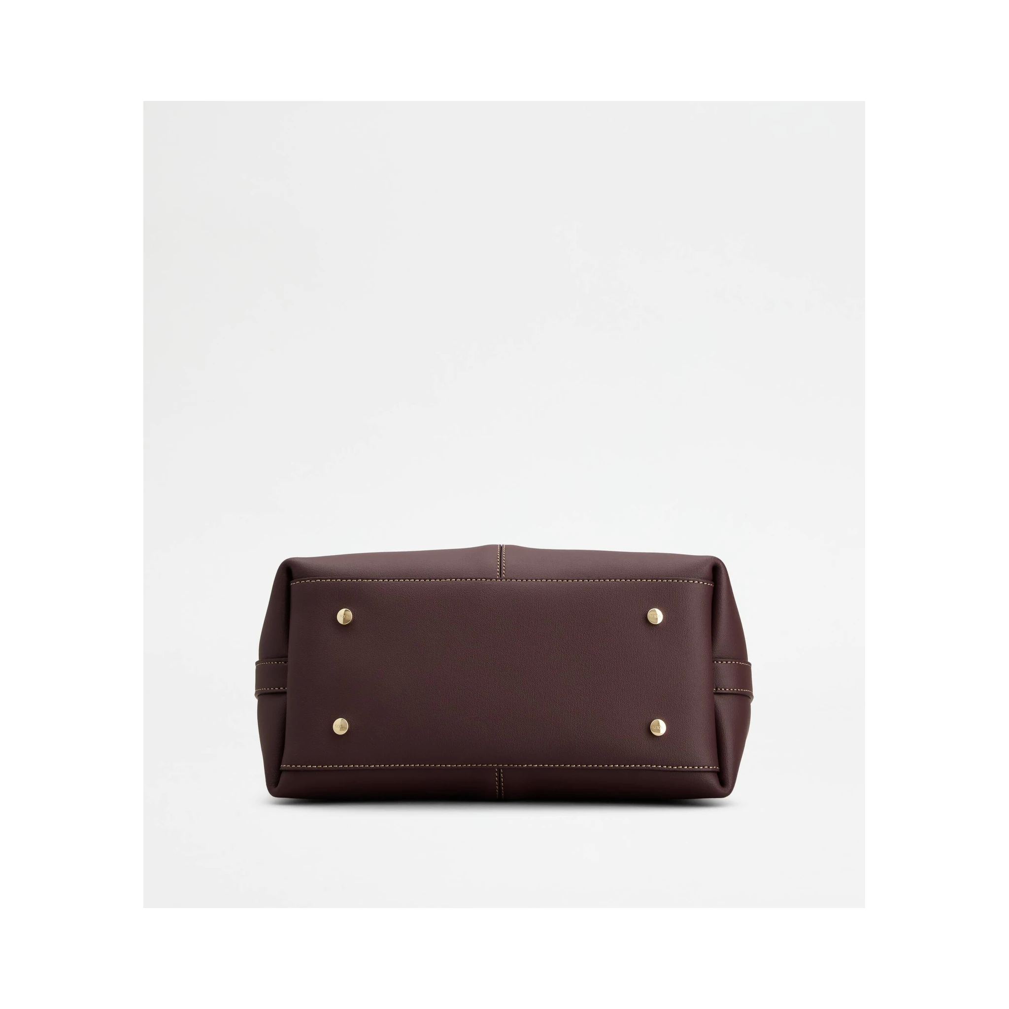 Small leather tote bag