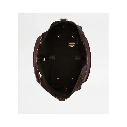 Small leather tote bag