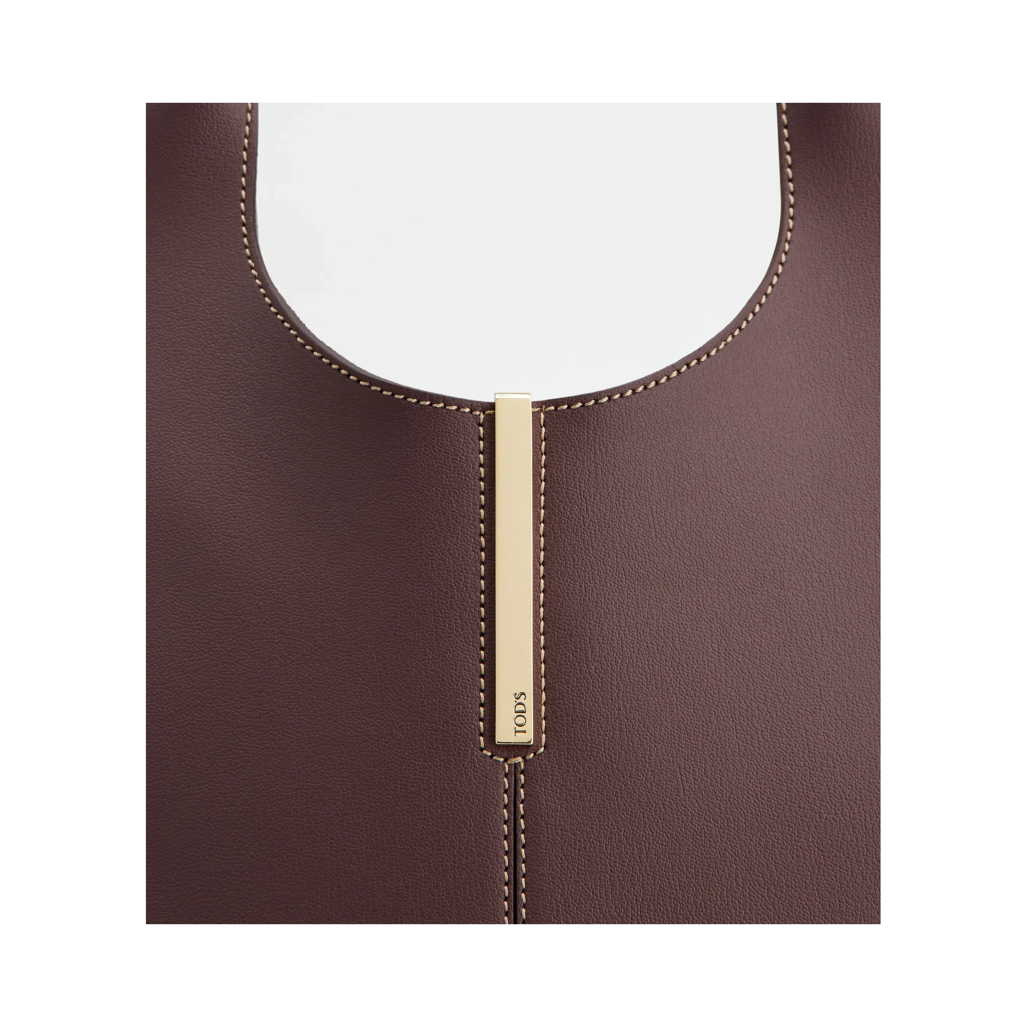 Small leather tote bag