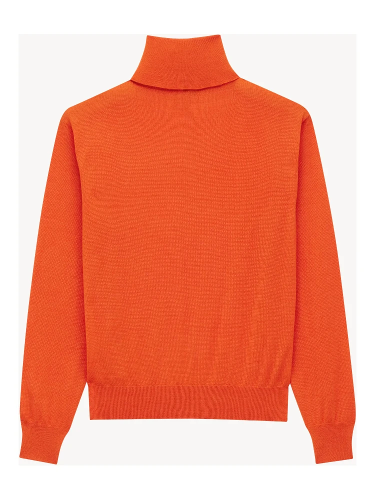 Turtleneck sweater in cashmere, wool and silk alternative