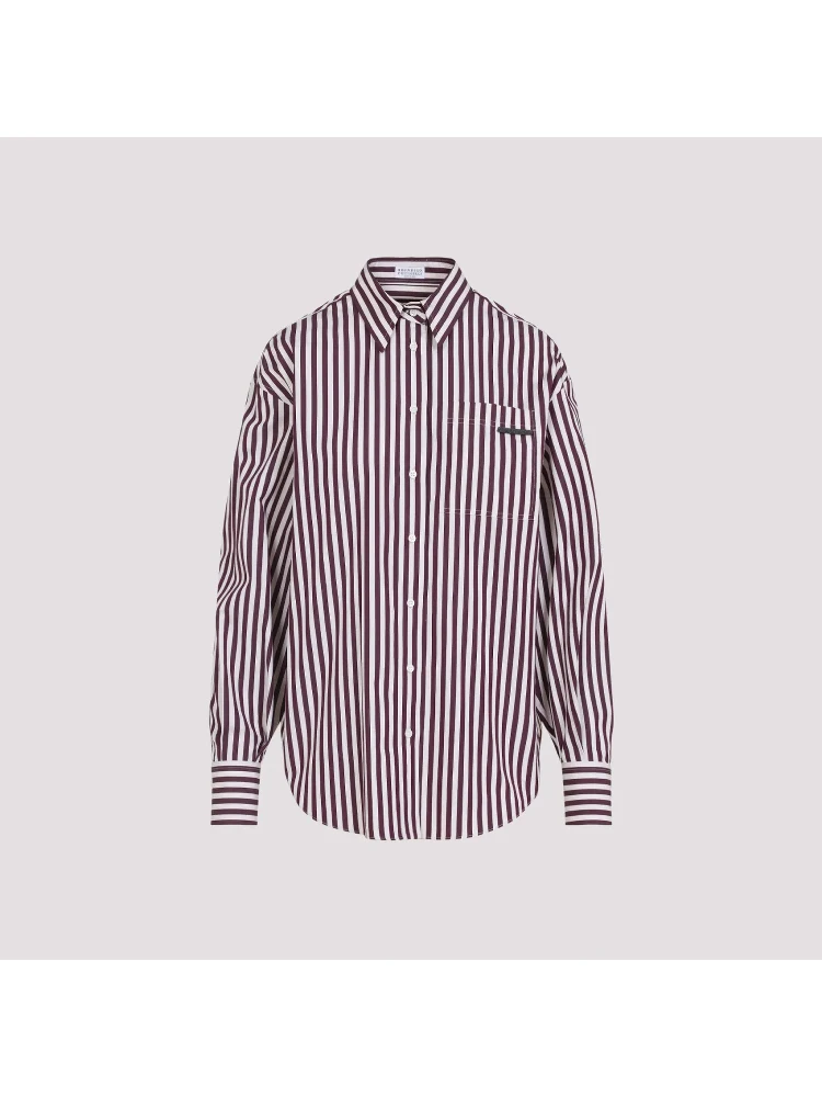 قميص قطني مخطط