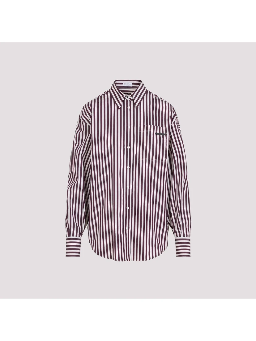 قميص قطني مخطط