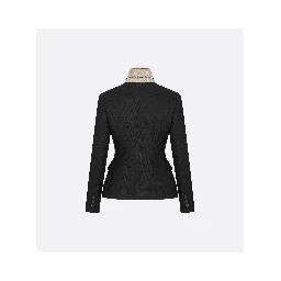 Jacket in grain de poudre