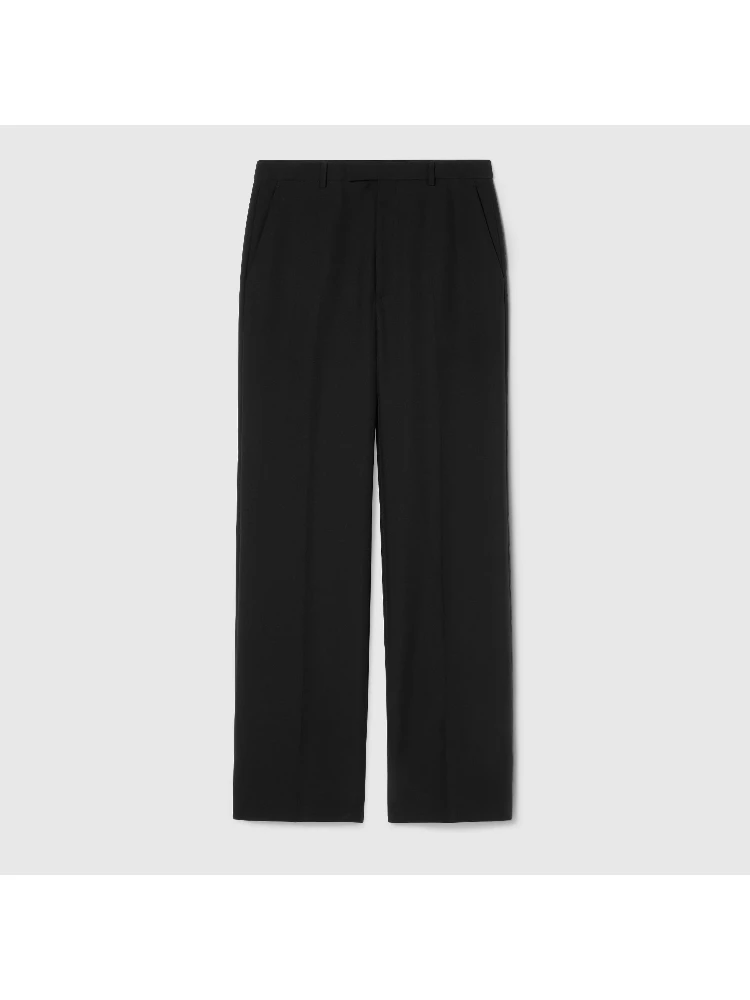 Silk twill pants
