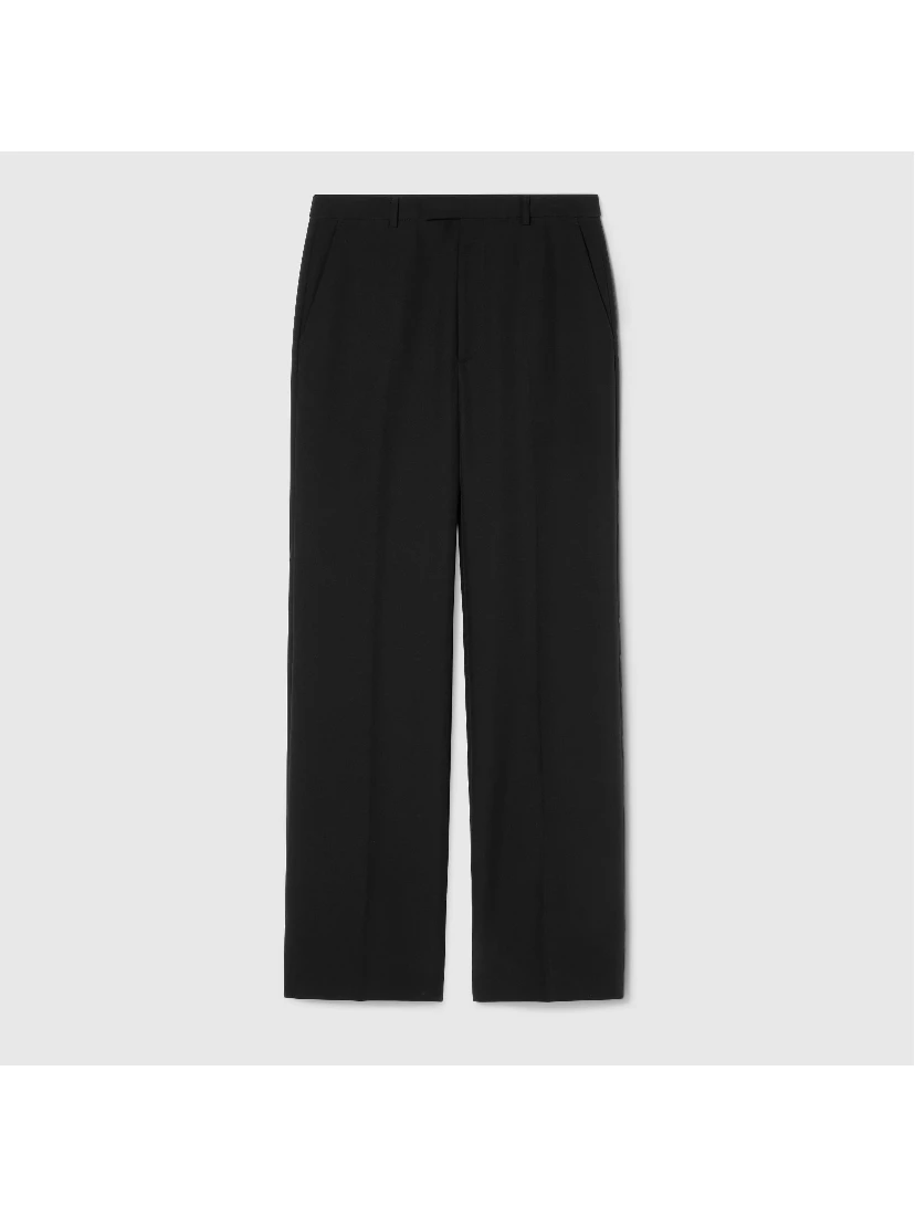 Silk twill pants