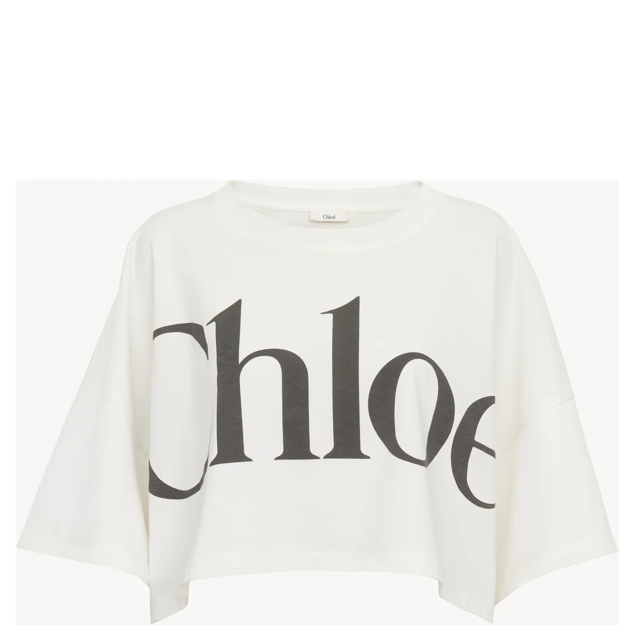 تيشيرت قطني قصير بشعار