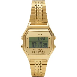 "TIMEX X MM6 T80 GOLD-TONE" WATCH