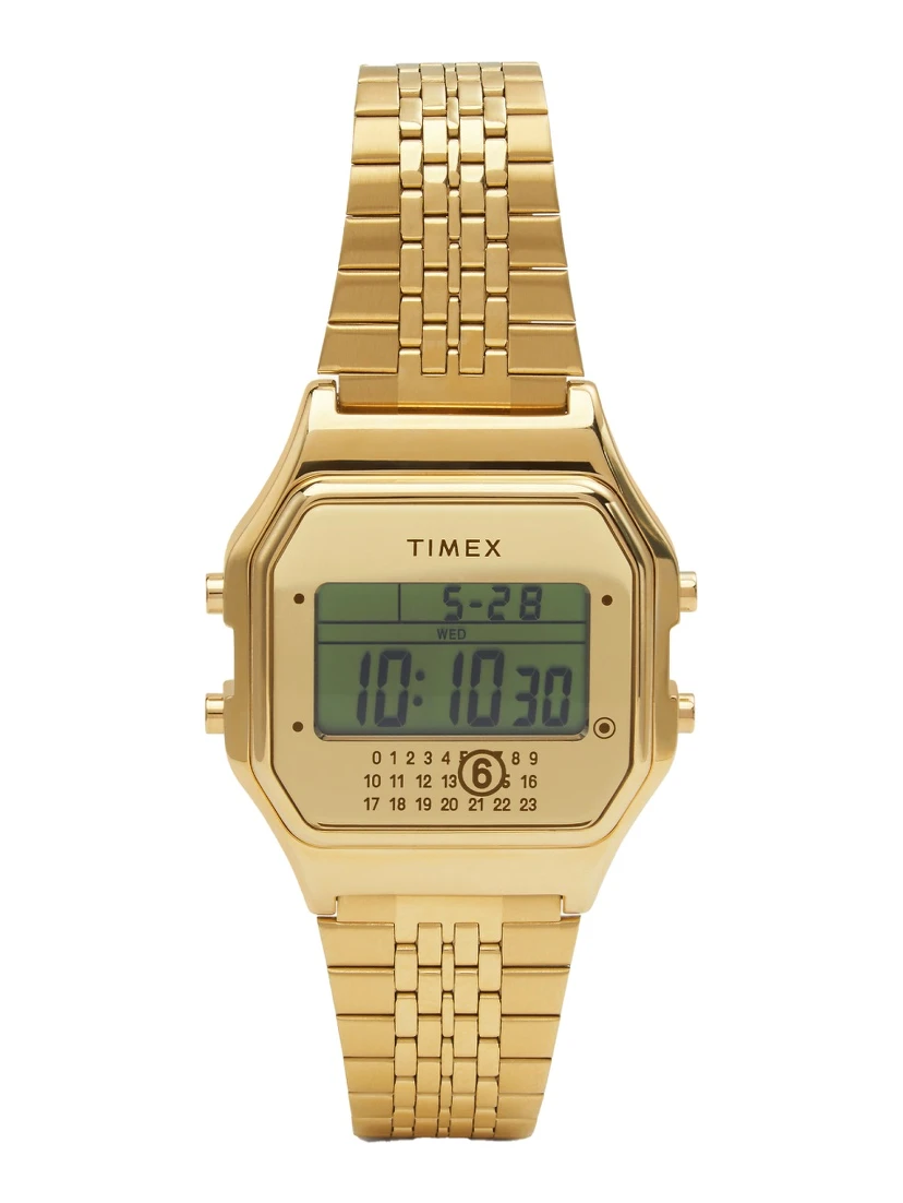 "TIMEX X MM6 T80 GOLD-TONE" WATCH