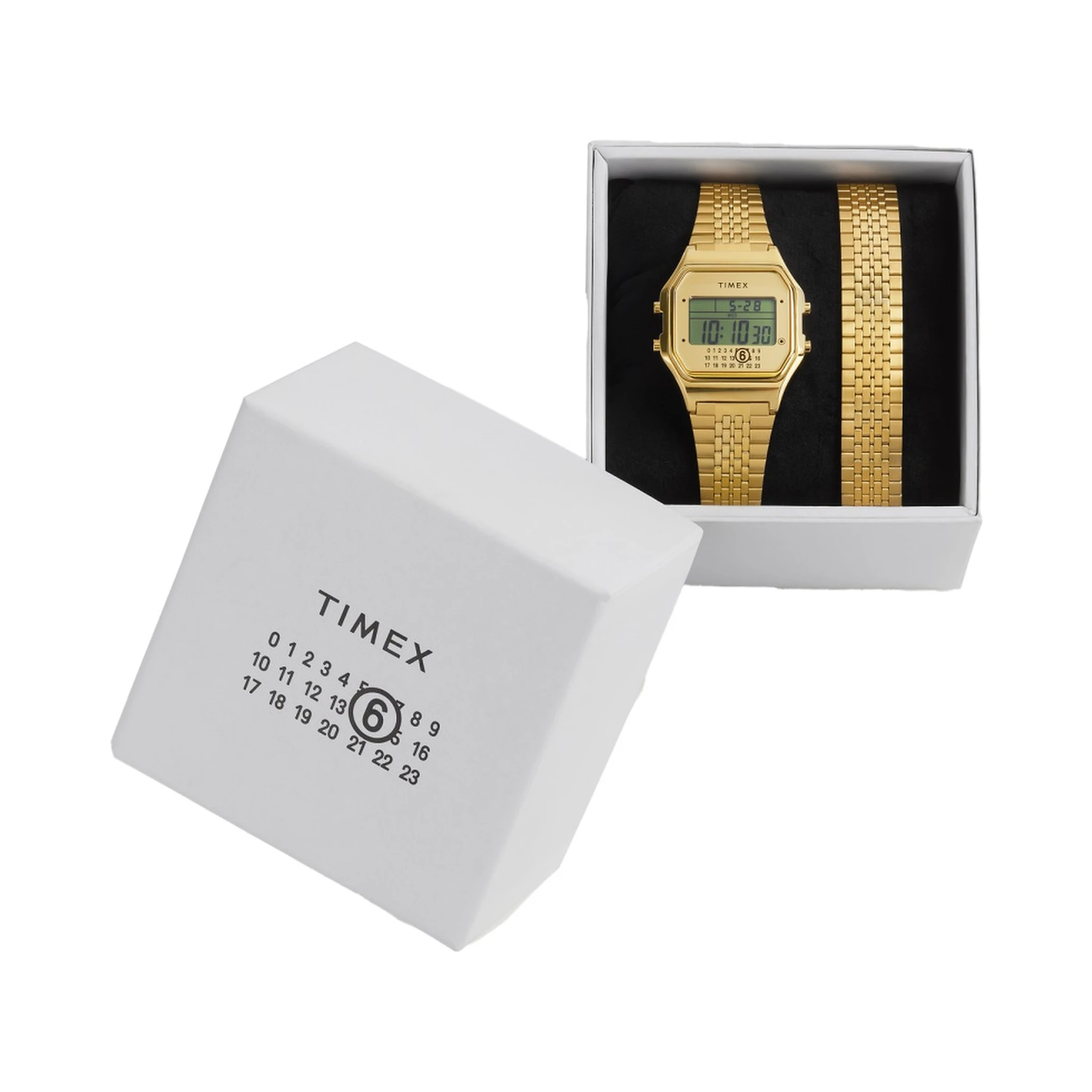 "TIMEX X MM6 T80 GOLD-TONE" WATCH