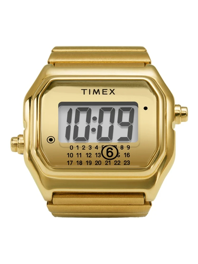"TIMEX X MM6 T80 GOLD-TONE" RING M-L