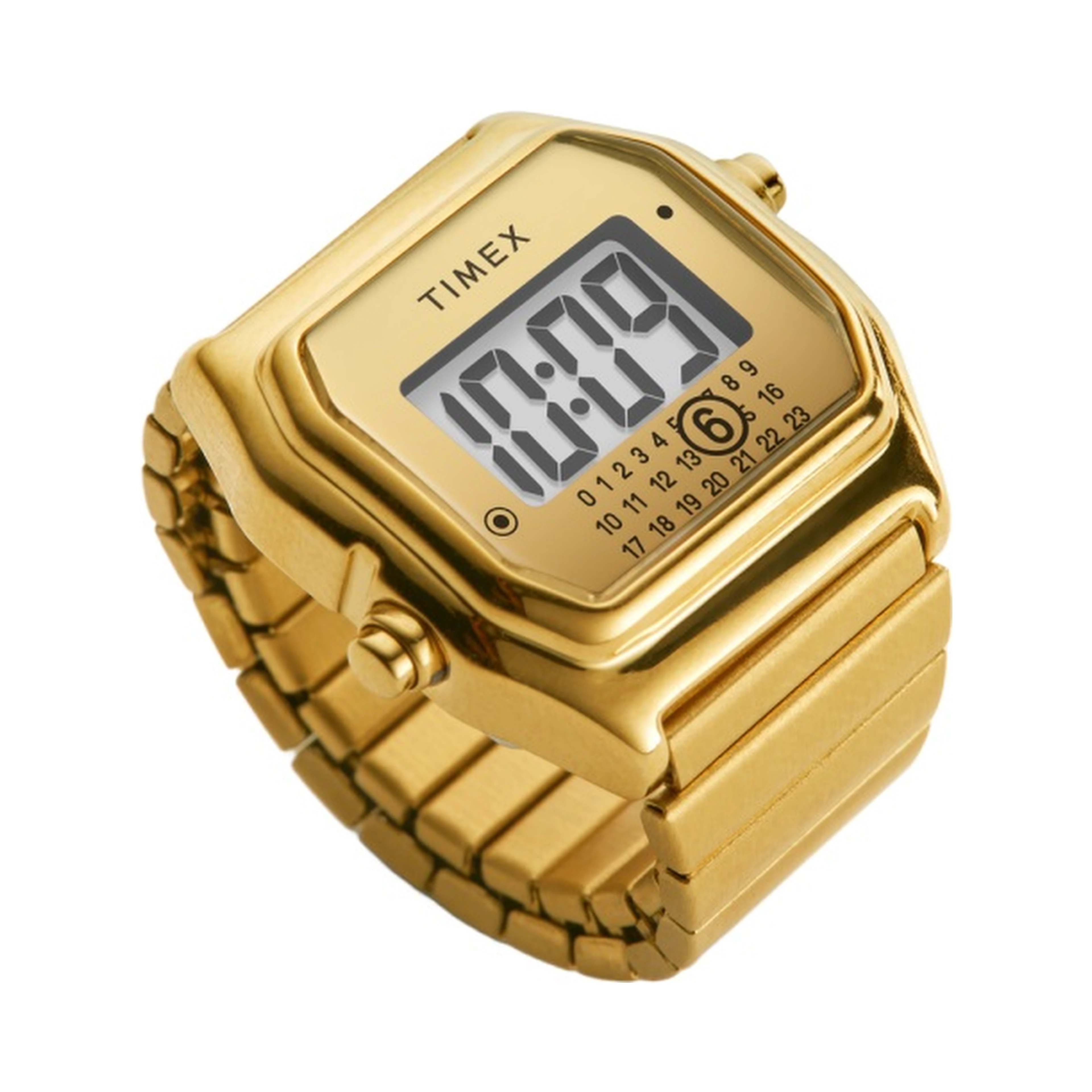 "TIMEX X MM6 T80 GOLD-TONE" RING M-L