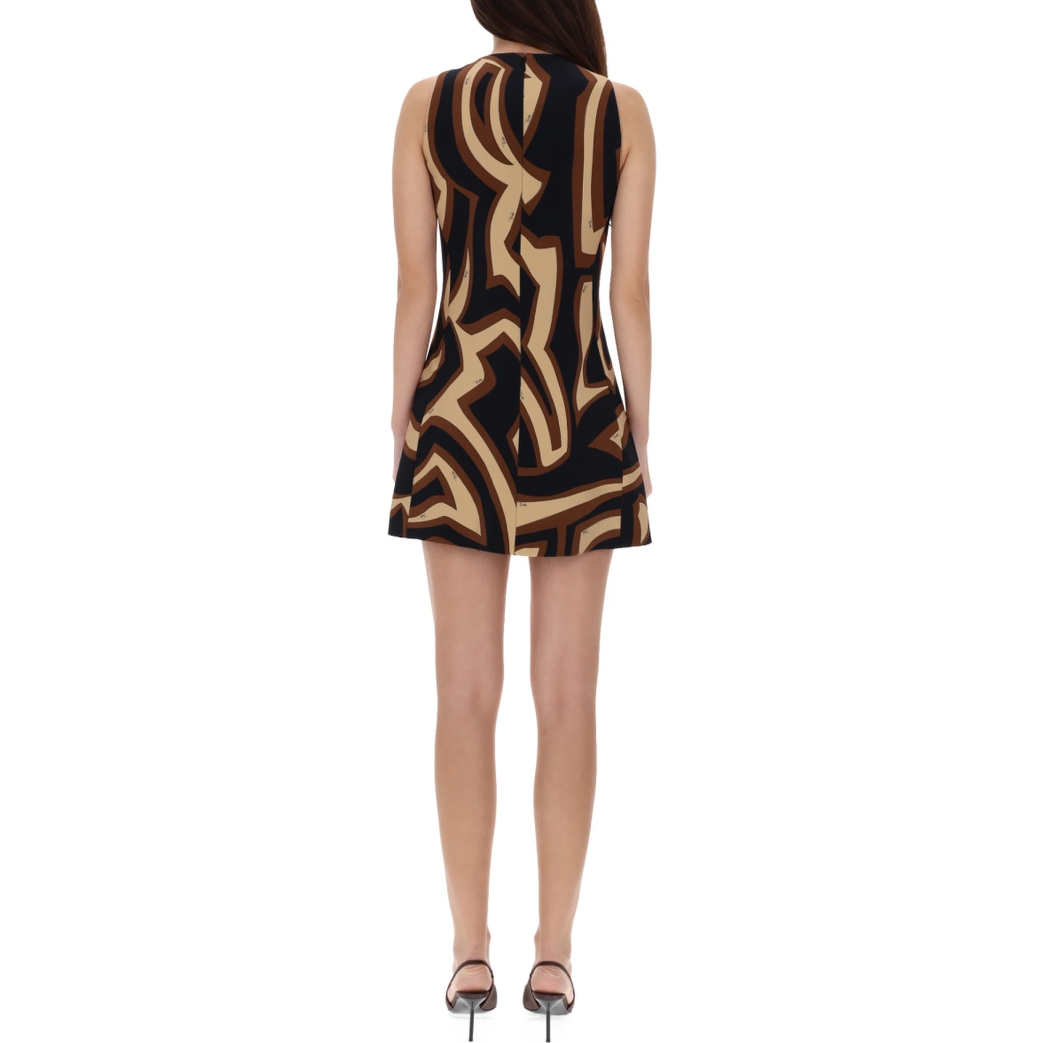 MINI DRESS WITH "LABYRINTH" PRINT