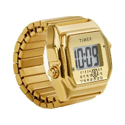 "TIMEX X MM6 T80 GOLD-TONE" RING S-M
