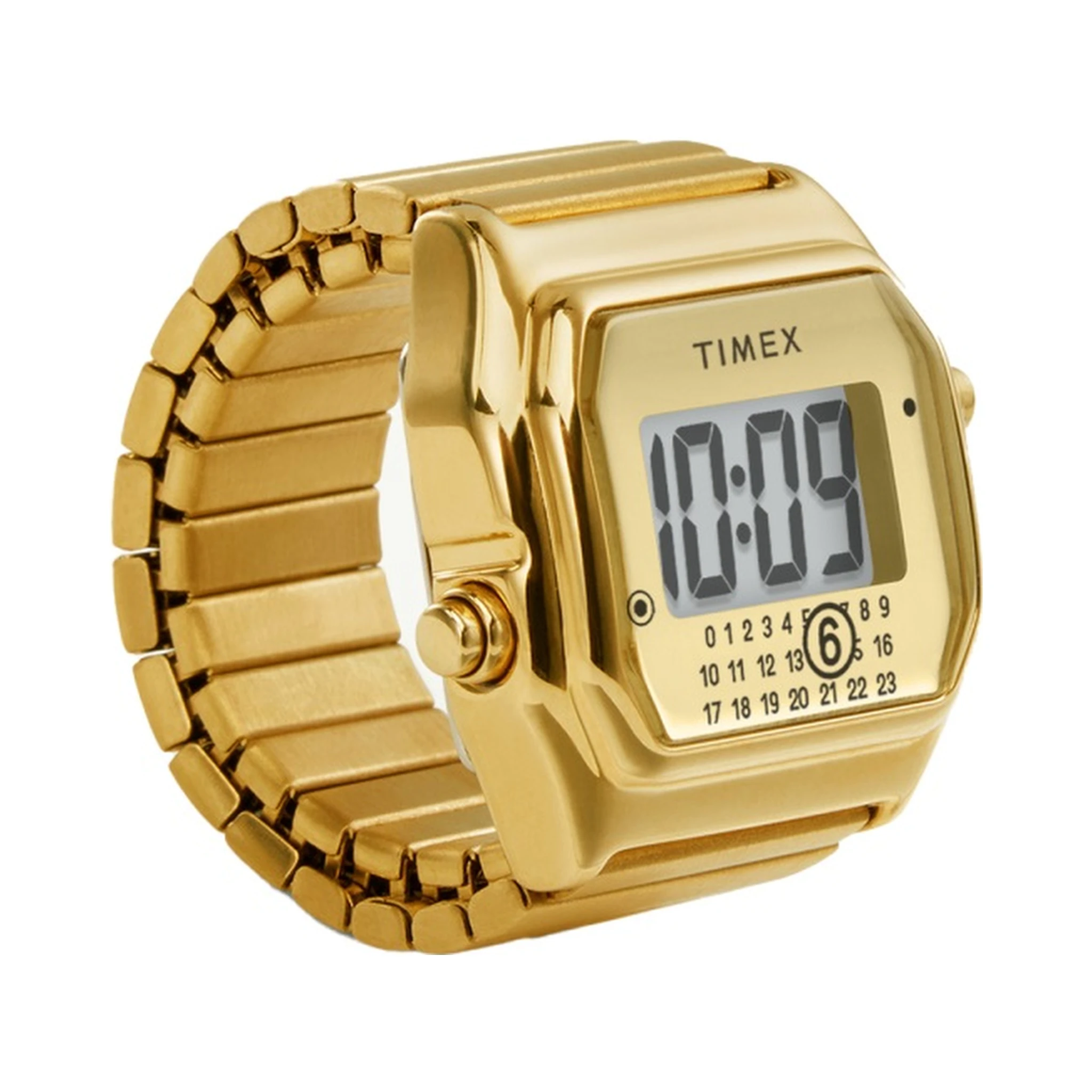 "TIMEX X MM6 T80 GOLD-TONE" RING S-M