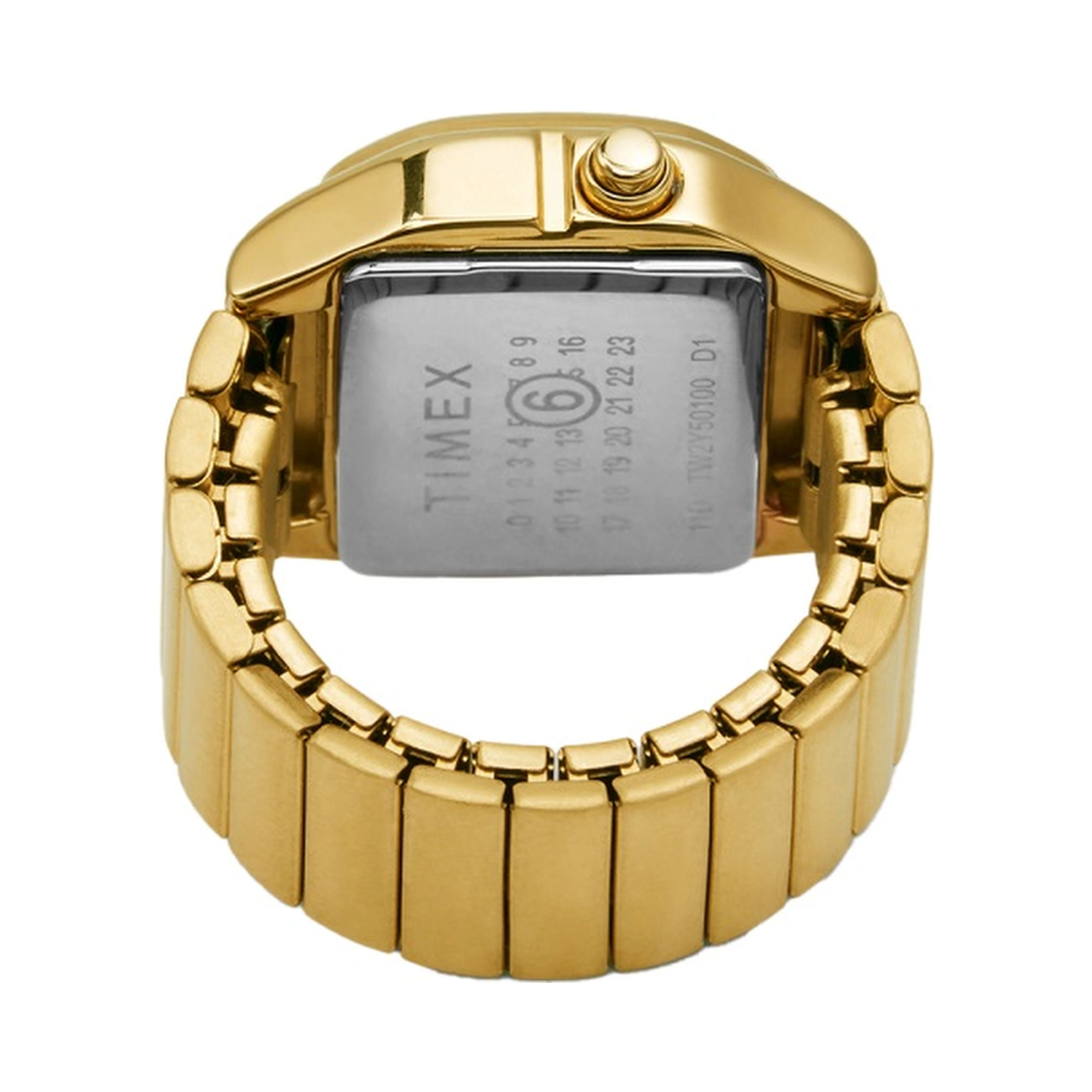 "TIMEX X MM6 T80 GOLD-TONE" RING S-M