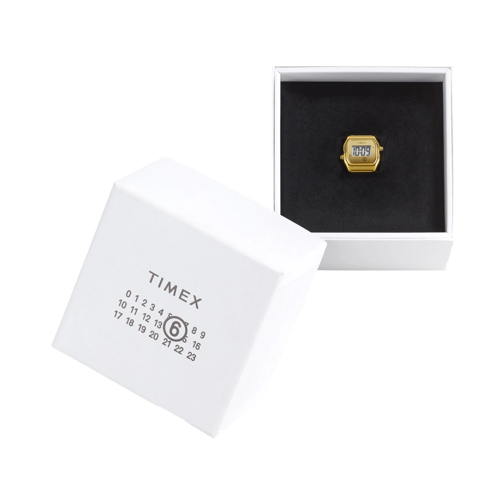 "TIMEX X MM6 T80 GOLD-TONE" RING S-M