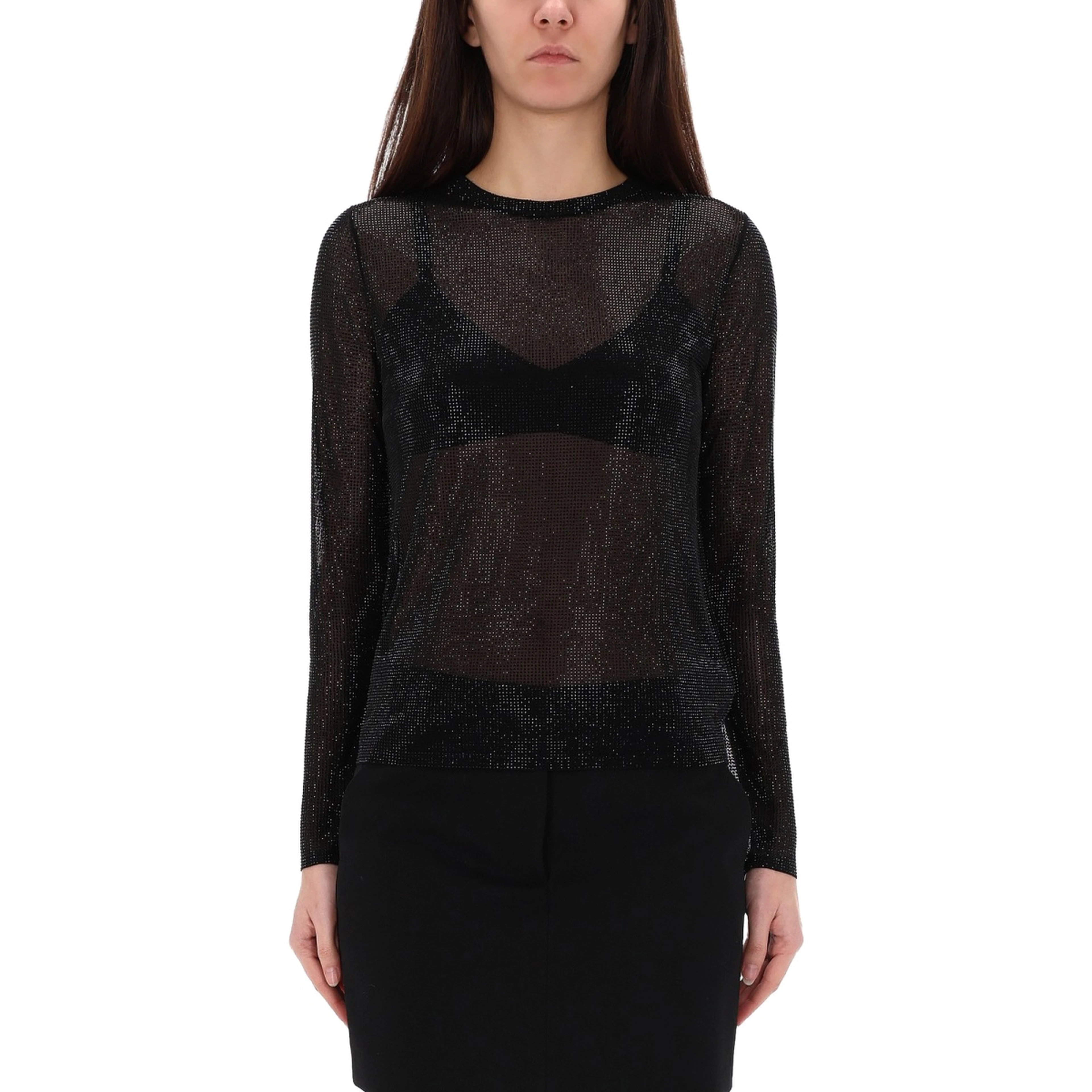 TOP WITH RHINESTONES