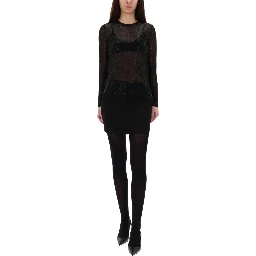 TOP WITH RHINESTONES