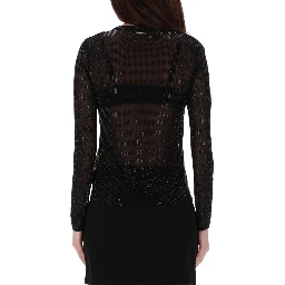 TOP WITH RHINESTONES