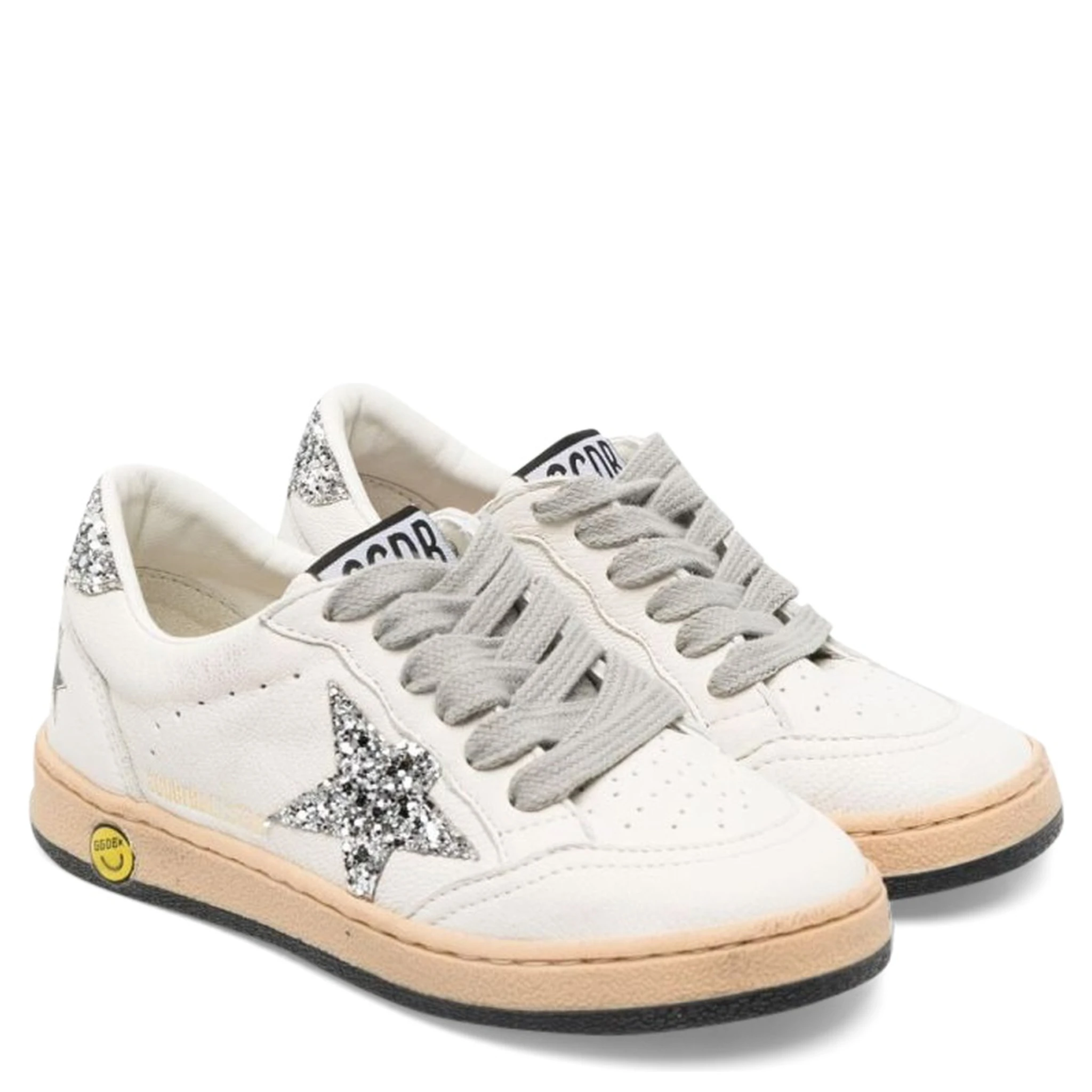 ballstar nappa upper toe and spur leather star suede heel