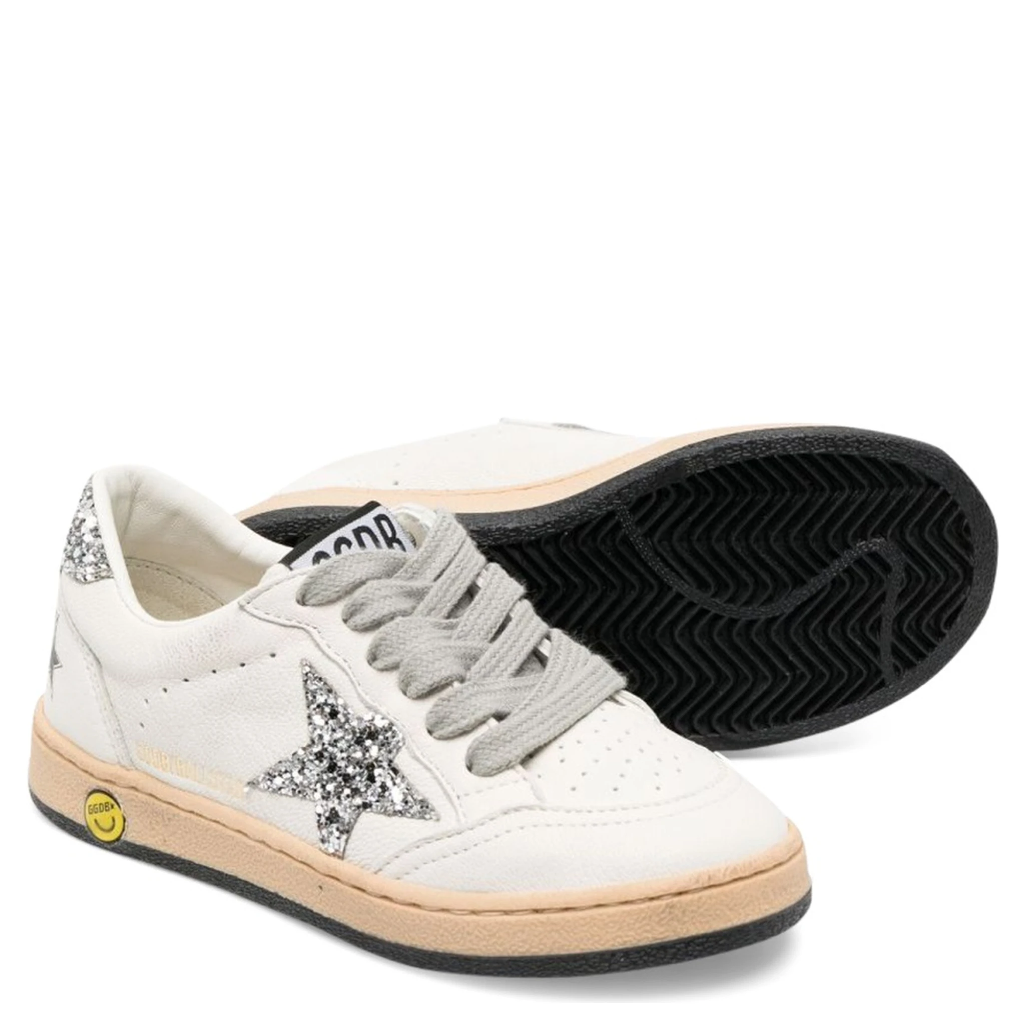 ballstar nappa upper toe and spur leather star suede heel