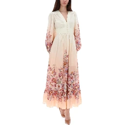 V-NECK LONG DRESS