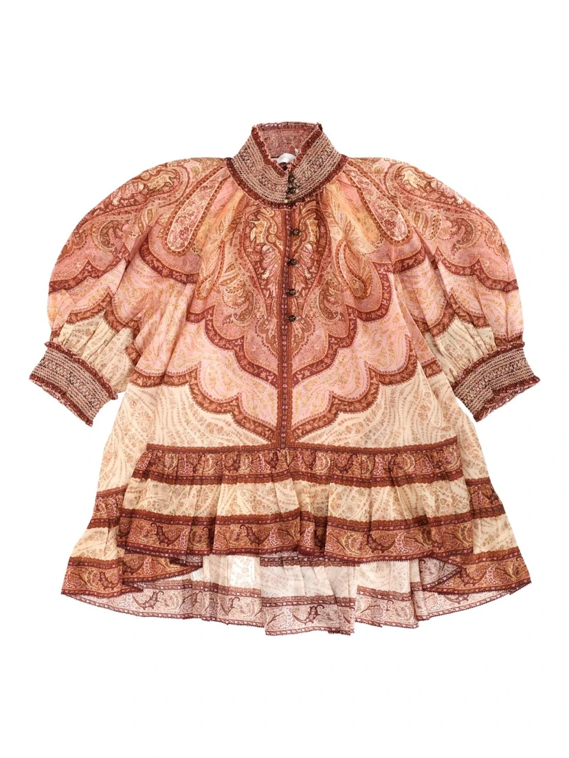 "WANDERLUST" RUFFLE BLOUSE