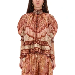 "WANDERLUST" RUFFLE BLOUSE