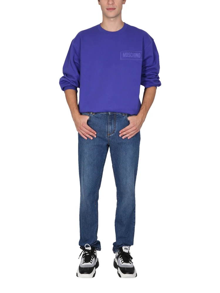 SWEATSHIRT WITH LOGO PATCH alternative