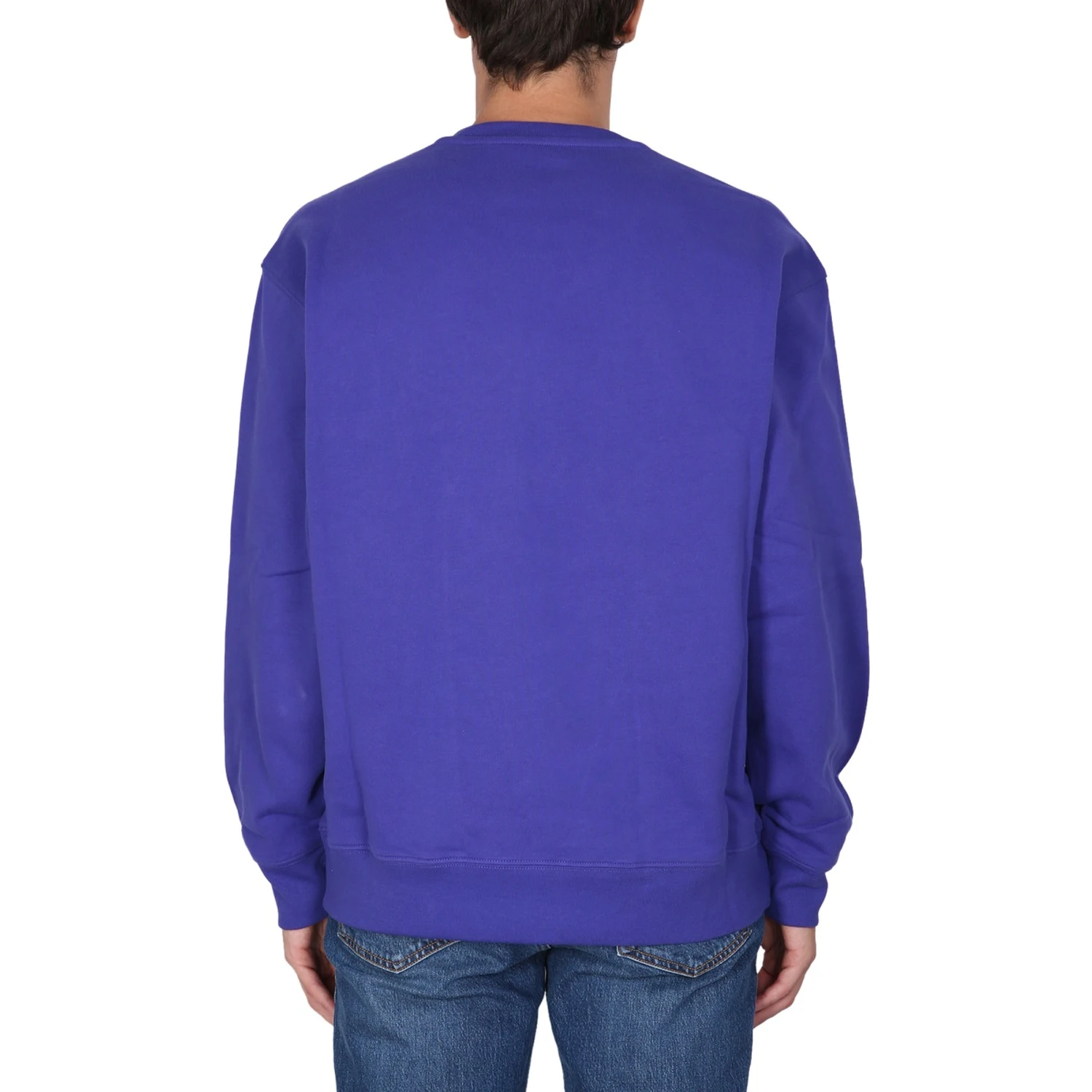 SWEATSHIRT WITH LOGO PATCH