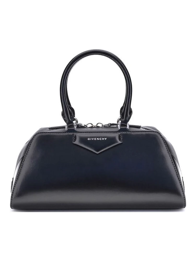 Black Calf Leather Bos Taurus Handbag