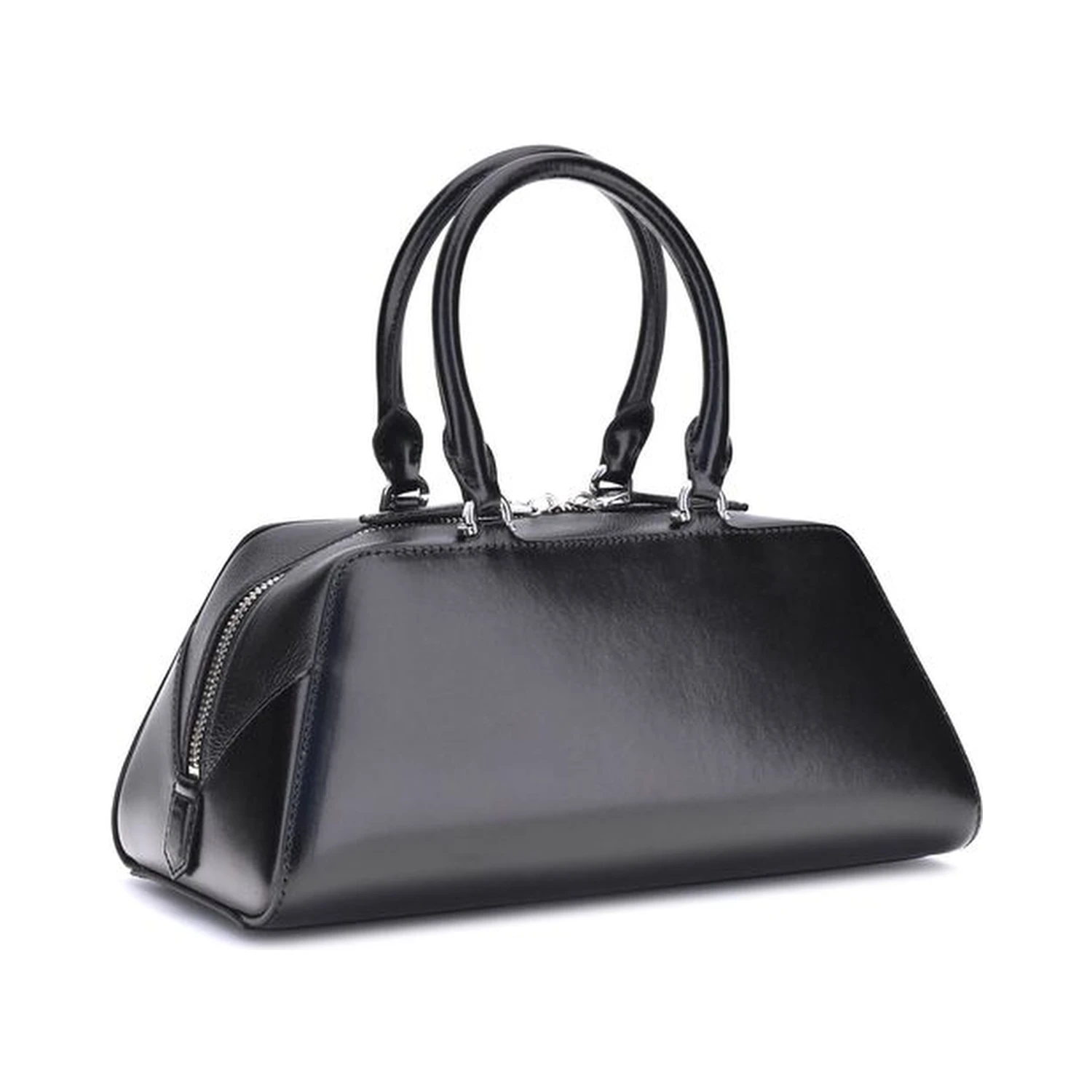 Black Calf Leather Bos Taurus Handbag