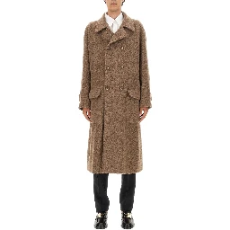 معطف مزدوج الصدر