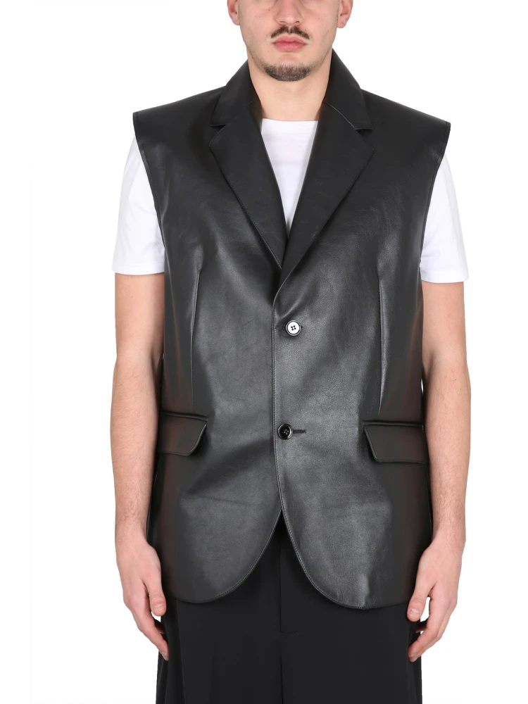 LEATHER VEST