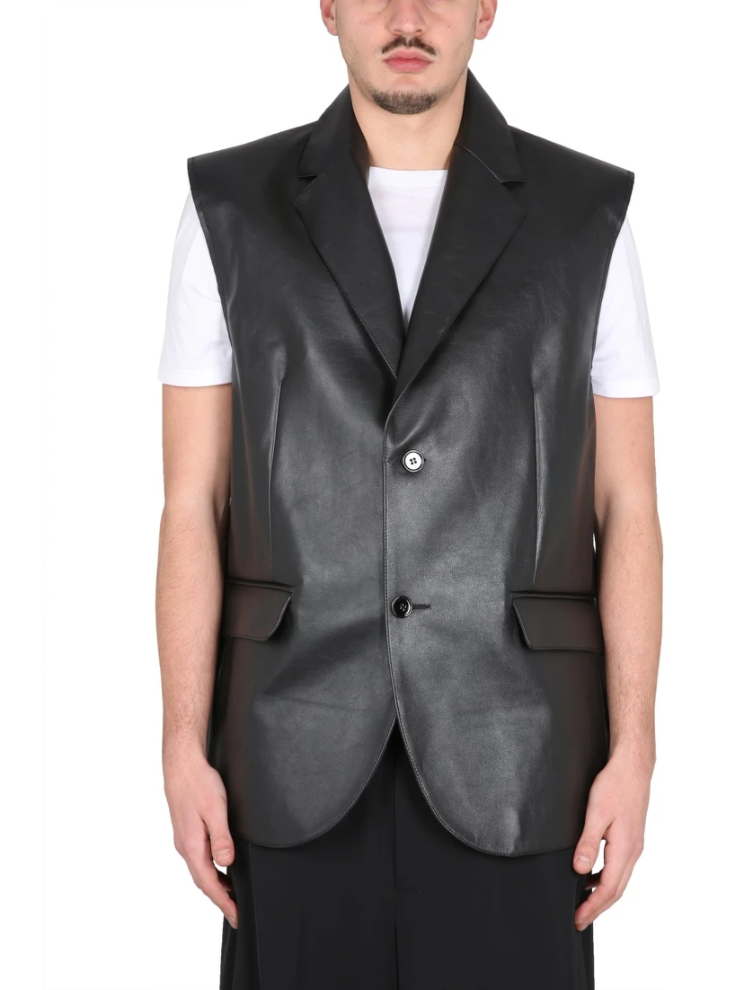 LEATHER VEST