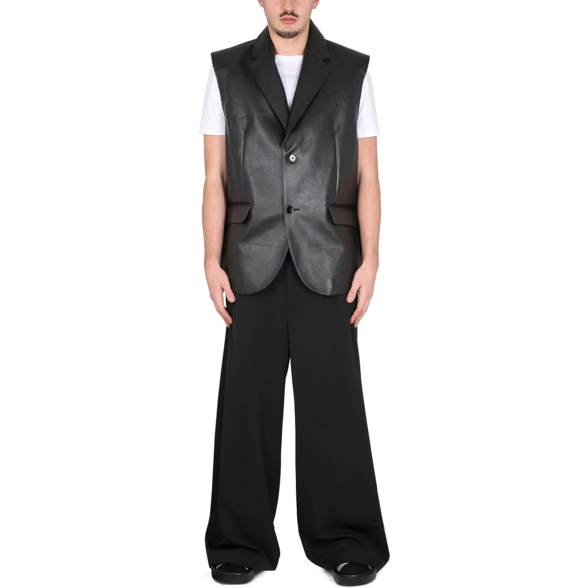 LEATHER VEST