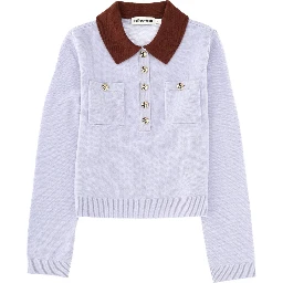 JERSEY WITH CONTRASTING COLLAR