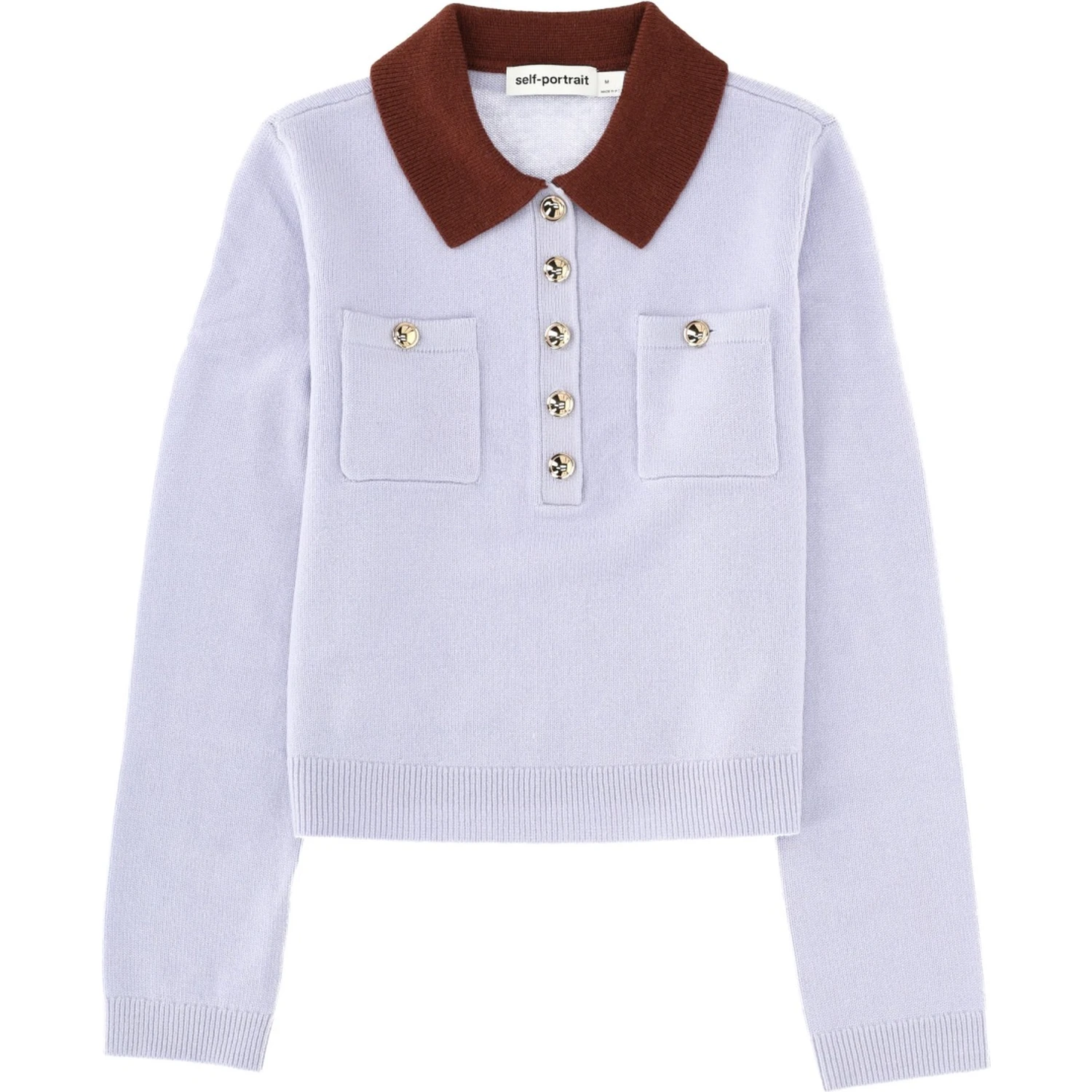 JERSEY WITH CONTRASTING COLLAR