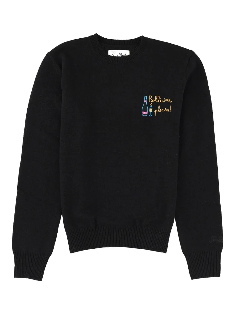 "NEW QUEEN" JERSEY WITH EMBROIDERY