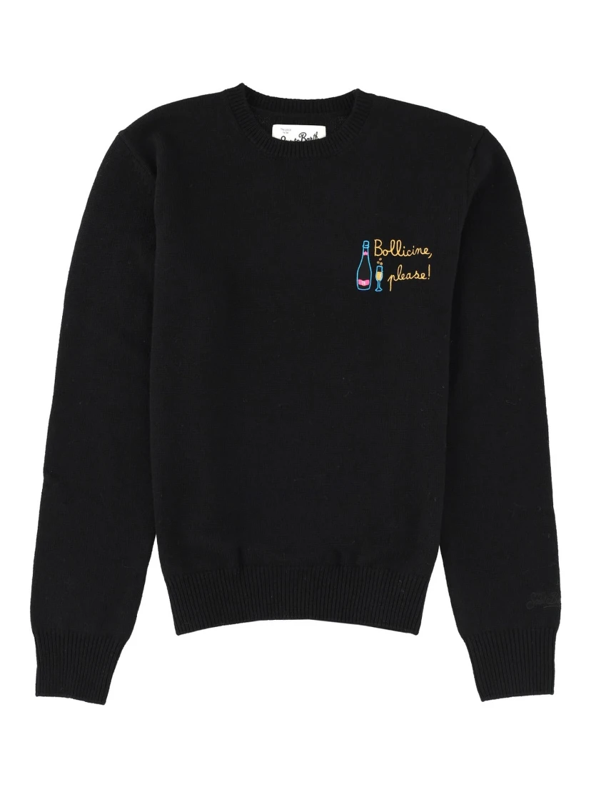 "NEW QUEEN" JERSEY WITH EMBROIDERY