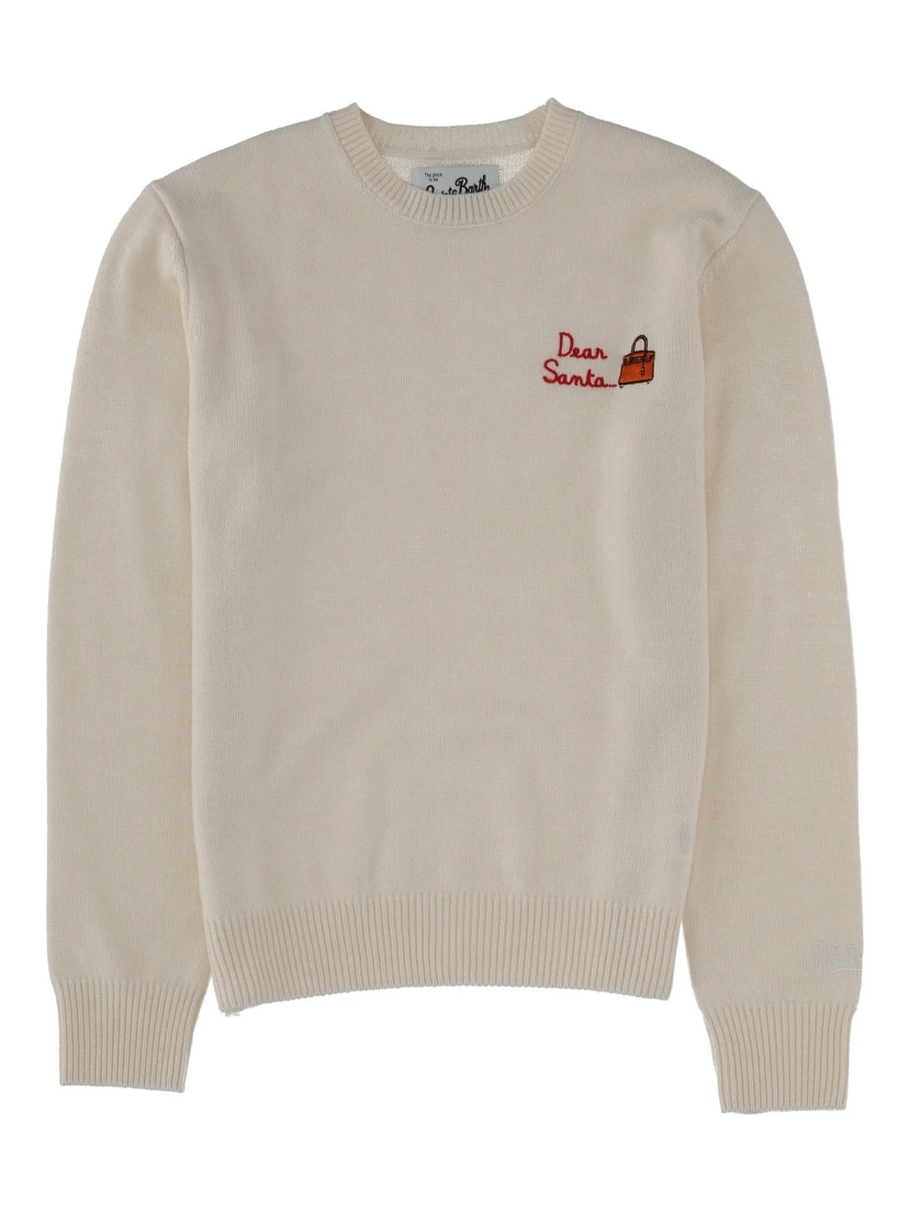 "NEW QUEEN" JERSEY WITH EMBROIDERY