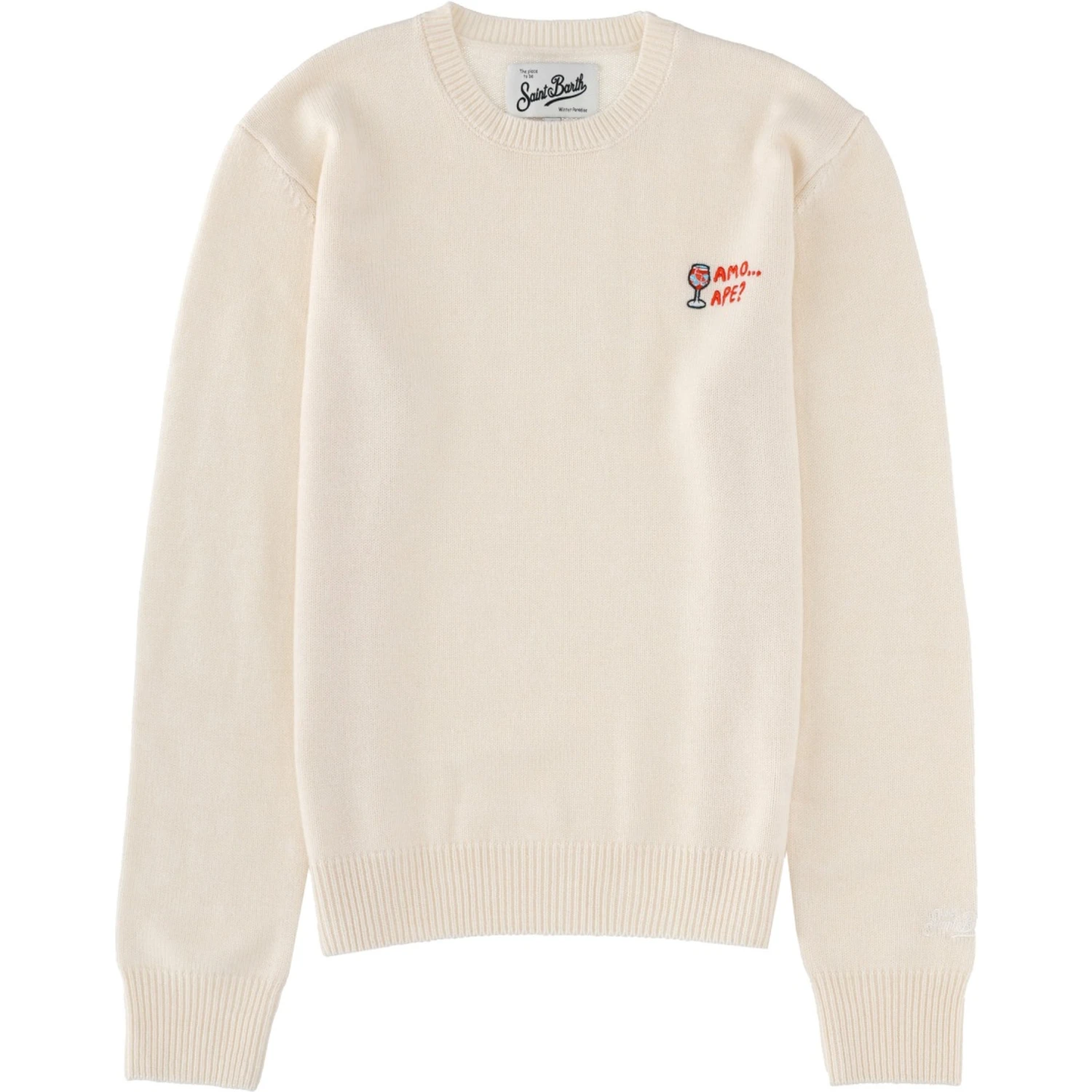 "NEW QUEEN" JERSEY WITH EMBROIDERY