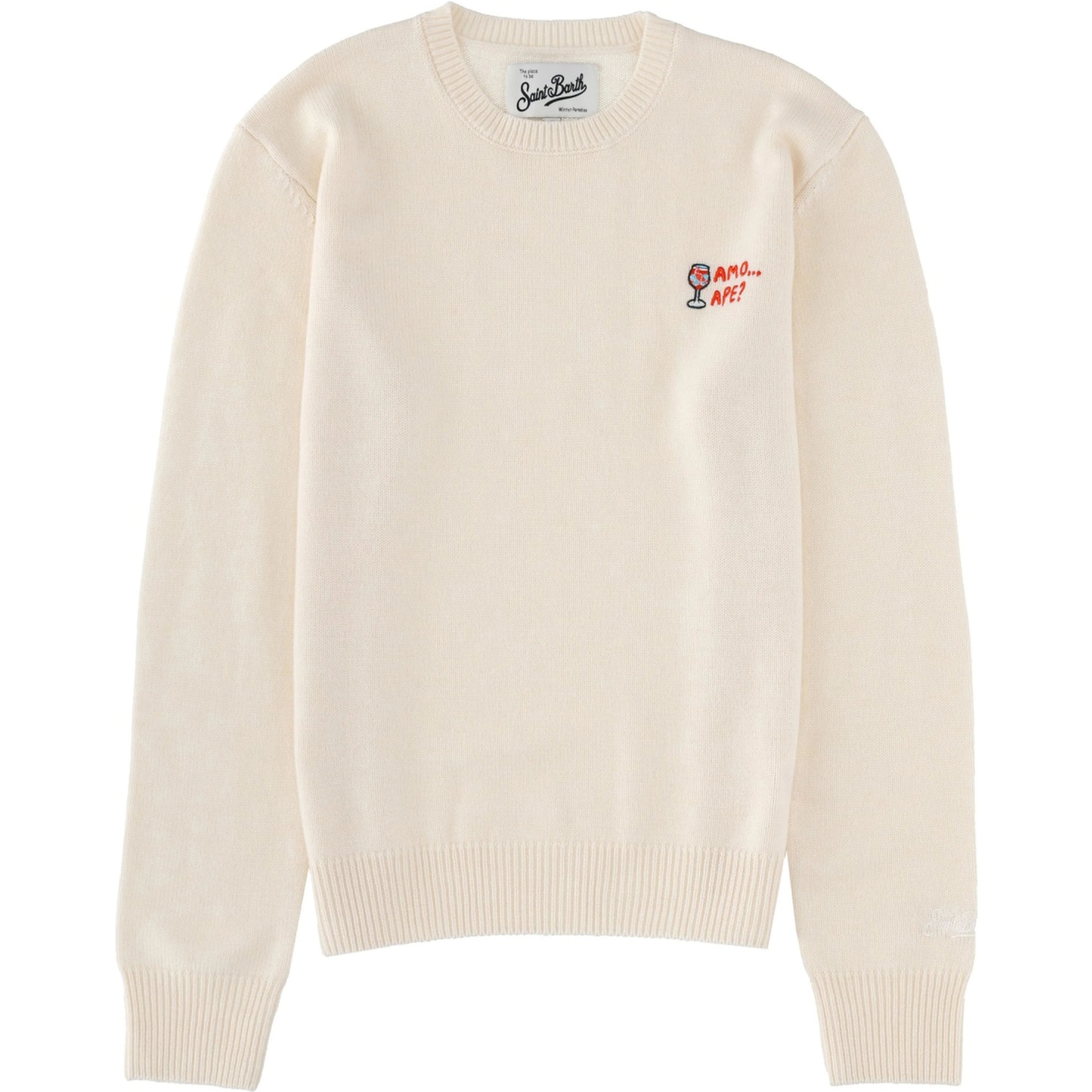 "NEW QUEEN" JERSEY WITH EMBROIDERY