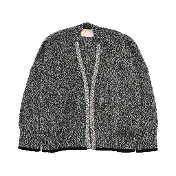 CARDIGAN WITH MOULINÉ WORKMANSHIP