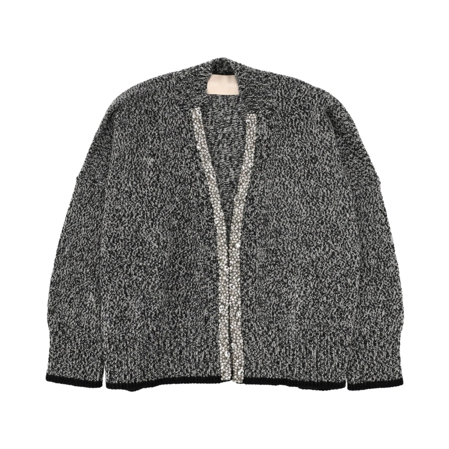 CARDIGAN WITH MOULINÉ WORKMANSHIP
