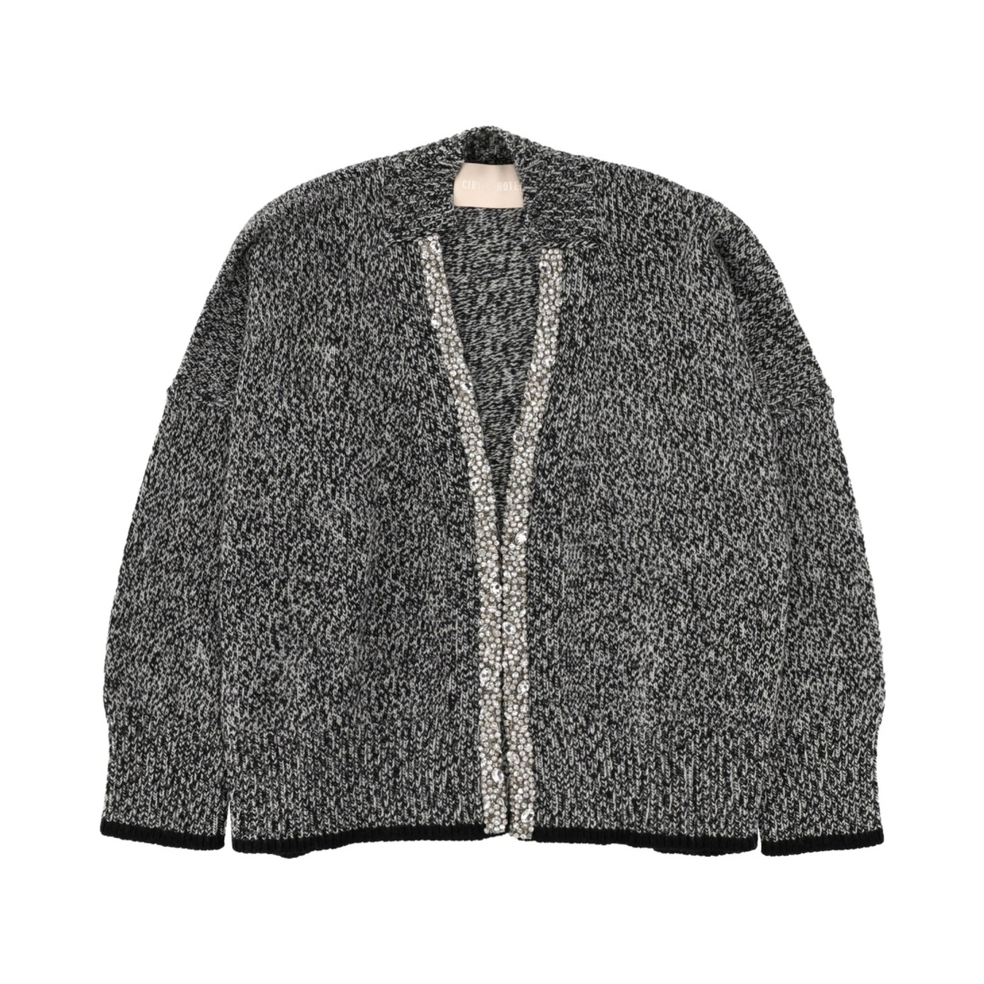 CARDIGAN WITH MOULINÉ WORKMANSHIP